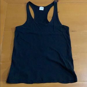C&S Black Racerback tank top